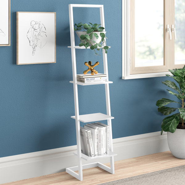 Zipcode Design™ Edwin 56.1'' H x 13.5'' W Metal Ladder Bookcase